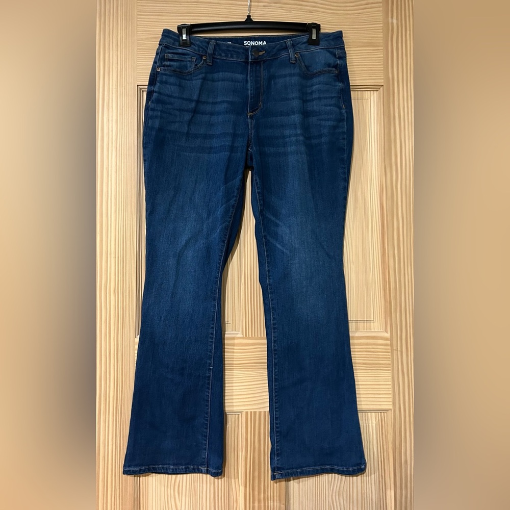 Sonoma Dark Blue Women's Boot Cut Jeans